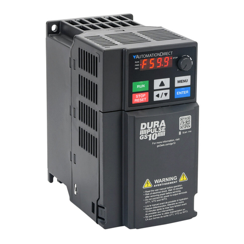 Automationdirect.com DURApulse GS10 quick start guide