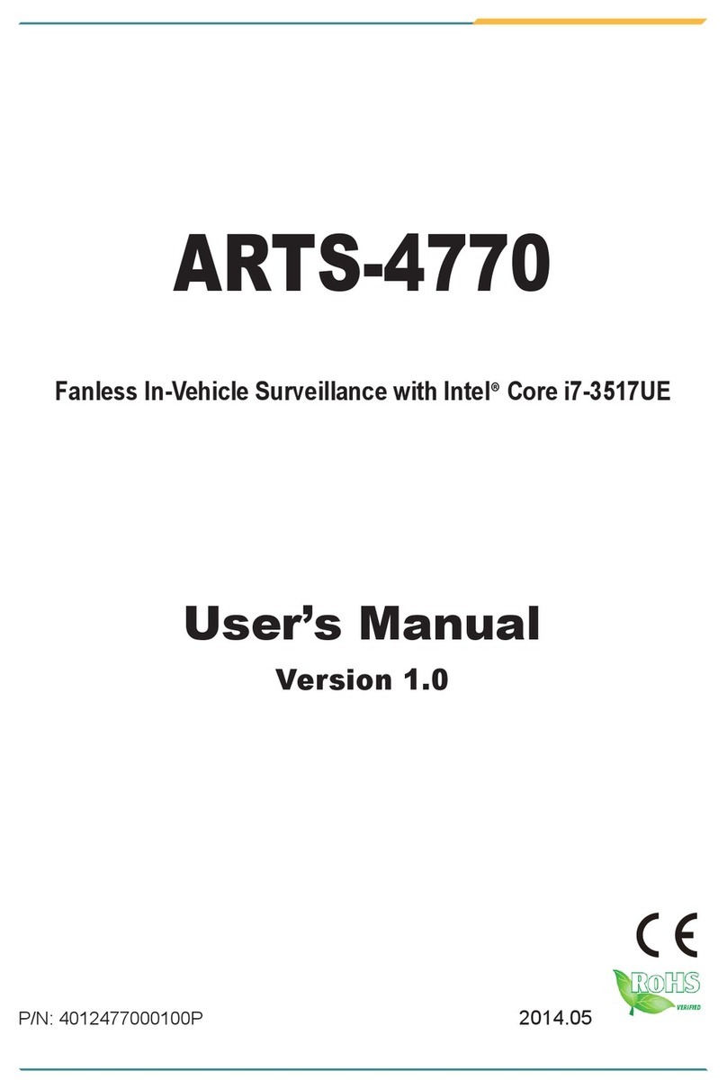 Arbor Technology ARTS-4770 User manual