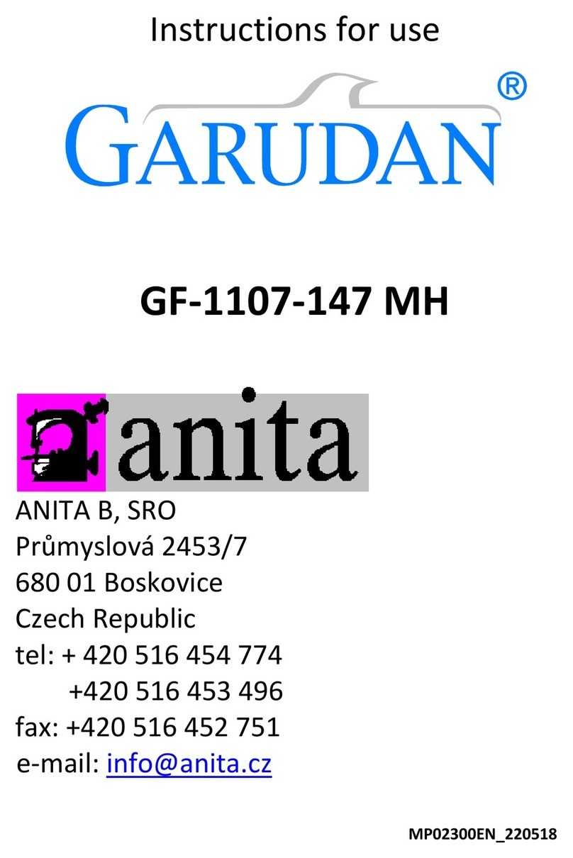 Anita GARUDAN GF-1107-147 MH manual