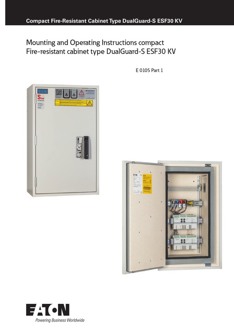 Eaton DualGuard-S ESF30 KV Service manual Eaton DualGuard-S ESF30 KV Service manual