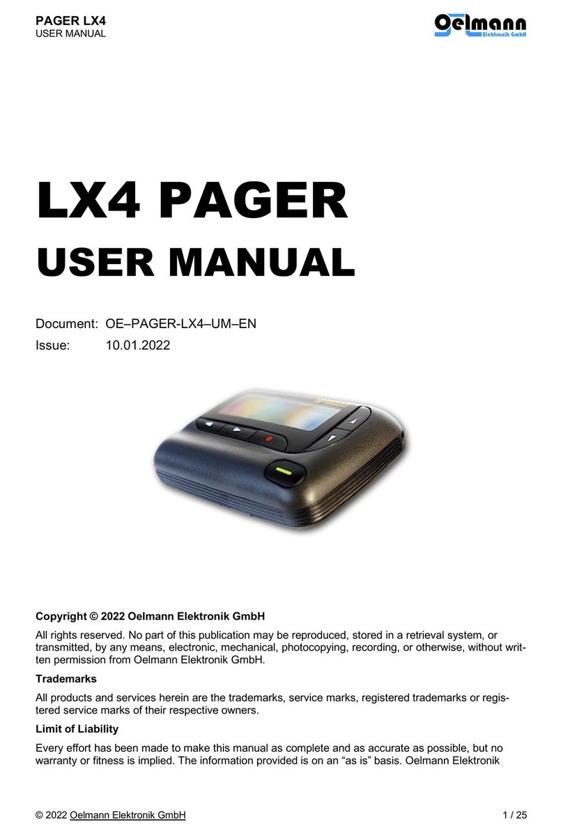 Oelmann Elektronik LX4 user manual