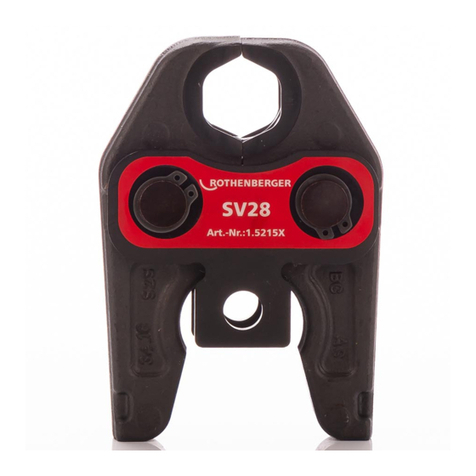 Rothenberger SV28 Instructions for use