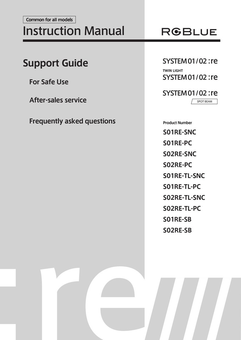 RGBlue System 01/02:re instruction manual