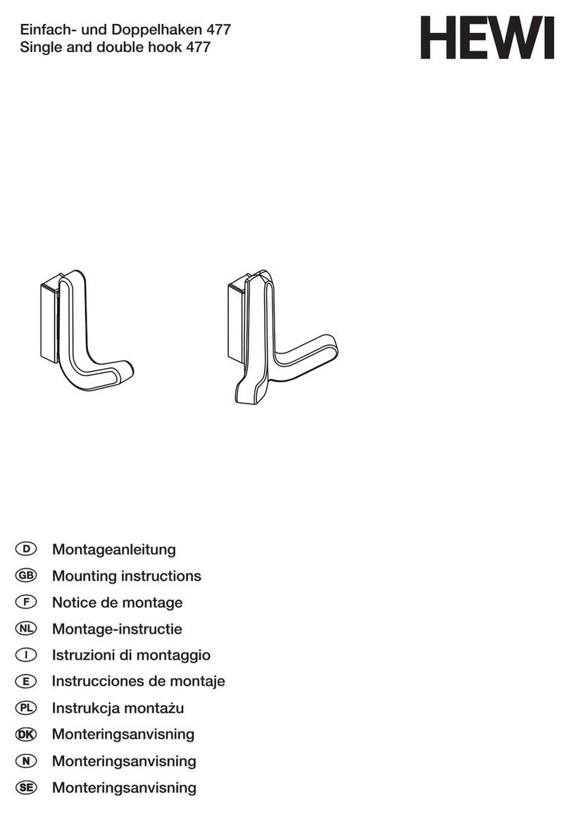 Hewi 477.93.010 Mounting instructions