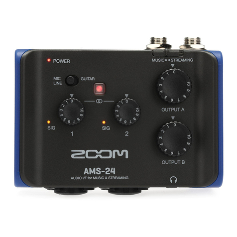 Zoom AMS-24 User manual