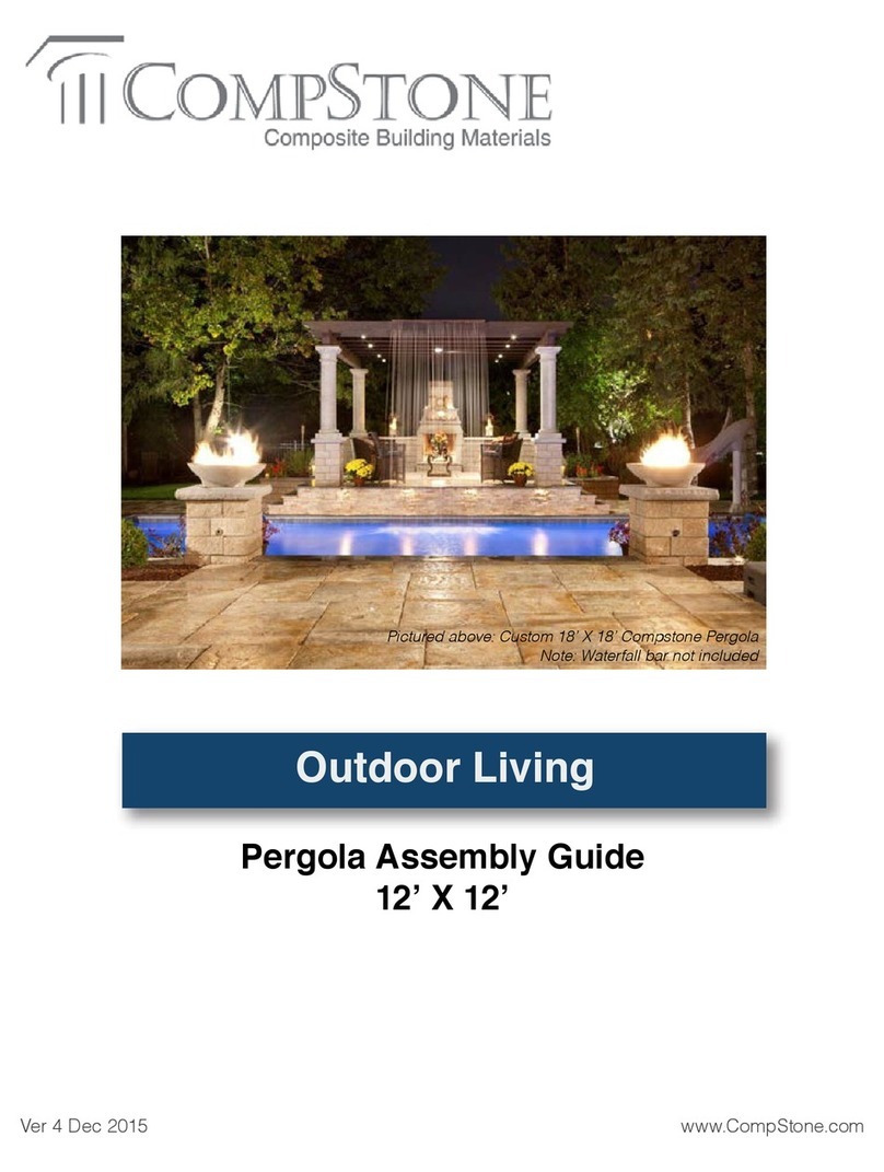 COMPSTONE Pergola Assembly guide