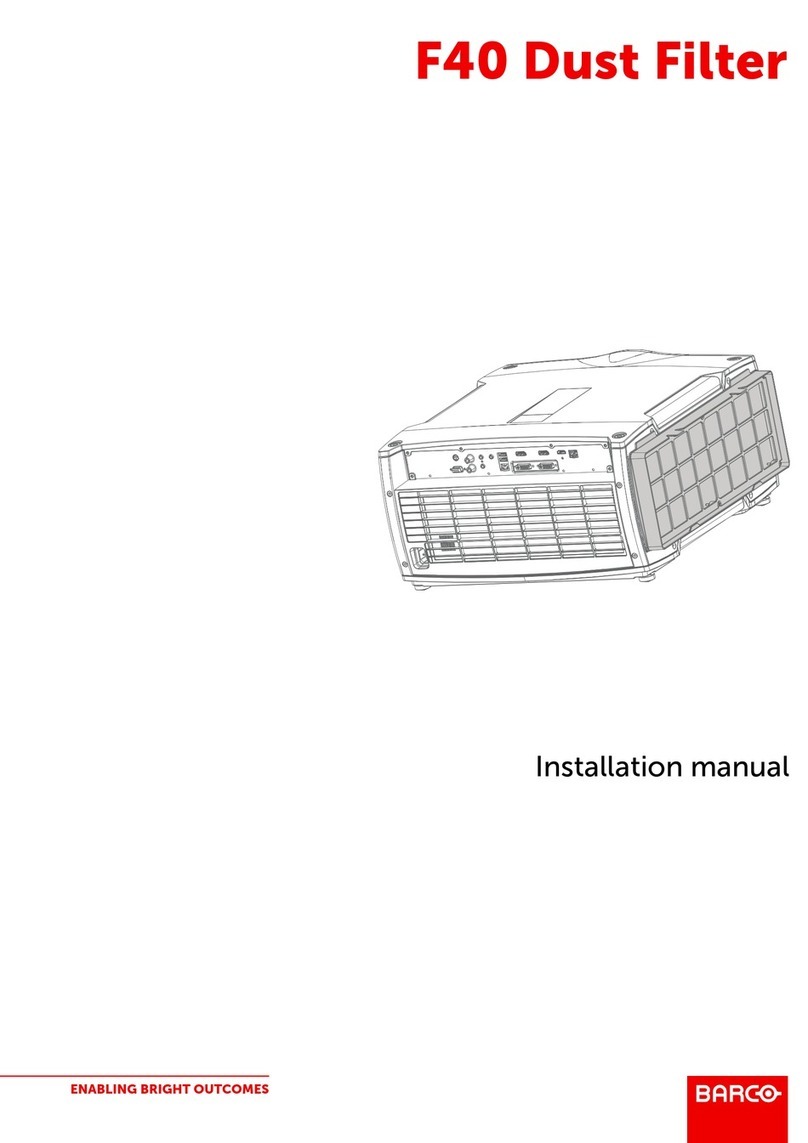 Barco F40 User manual
