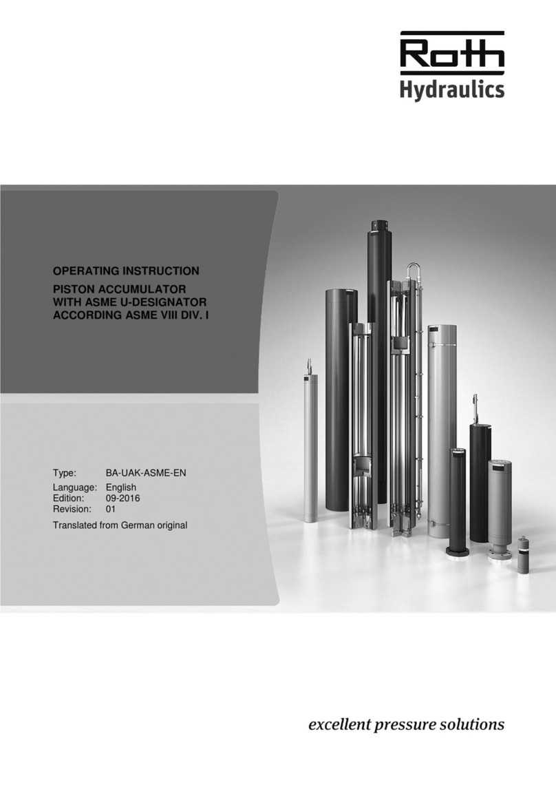 Roth BA-UAK-ASME-EN Operating	 instruction