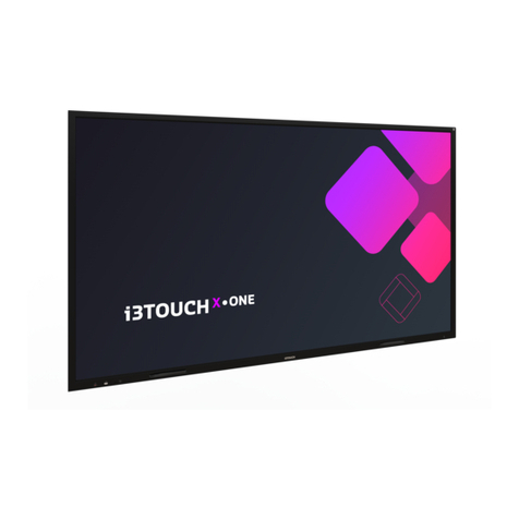 i3-TECHNOLOGIES i3TOUCH X-ONE User manual
