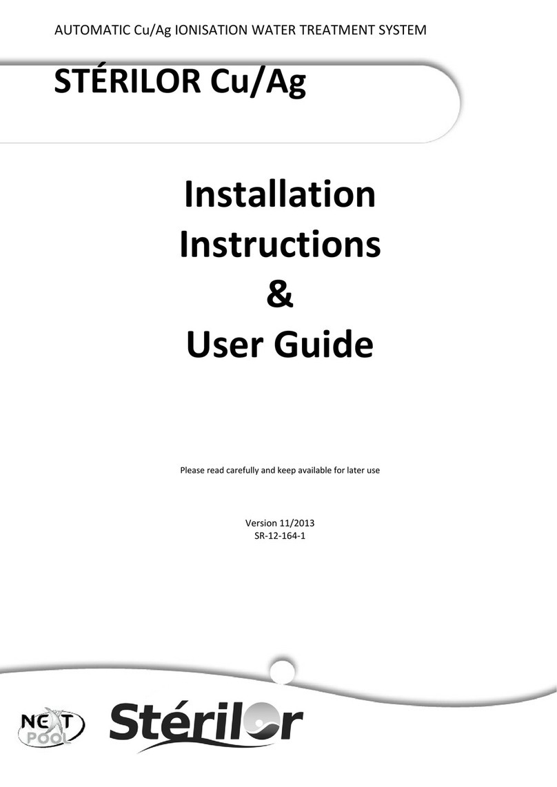 NEXT pool STERILOR Cu/Ag Wiring diagram