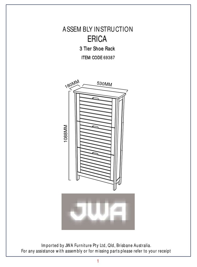 JWA ERICA 69387 Assembly instruction