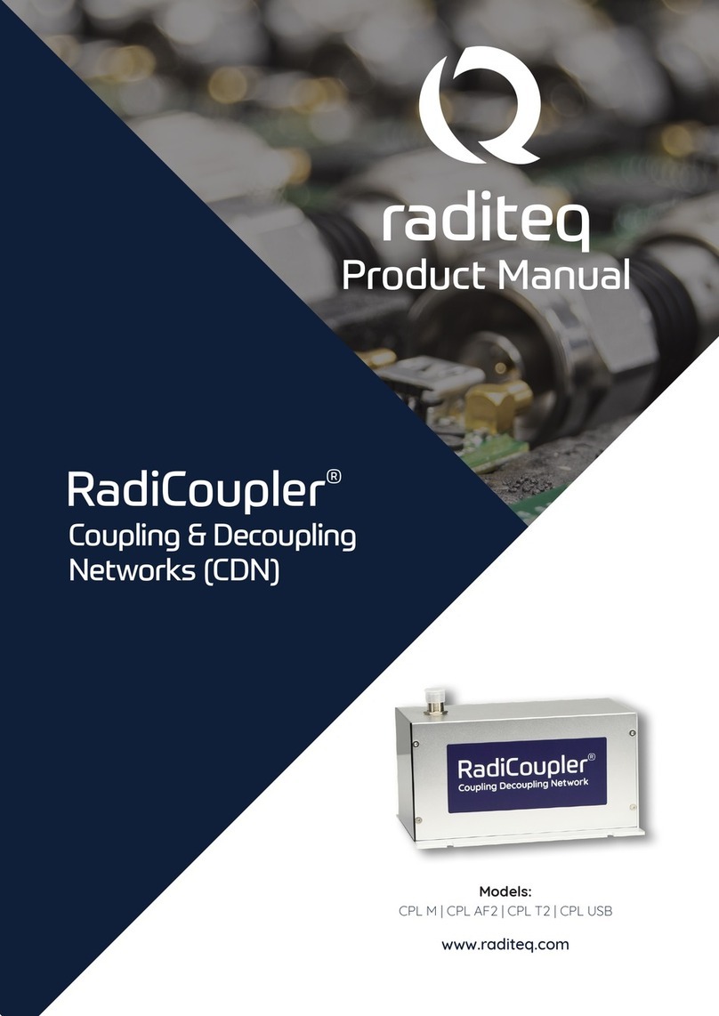 raditeq RadiCoupler CPL M product manual raditeq RadiCoupler CPL M product manual