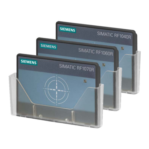 Siemens SIMATIC RF1000 Series Instruction sheet
