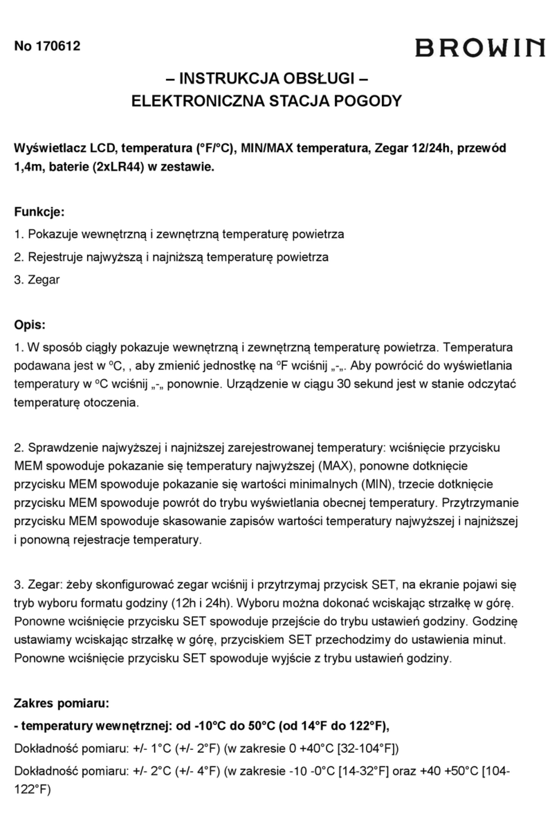 BROWIN 170612 instruction manual