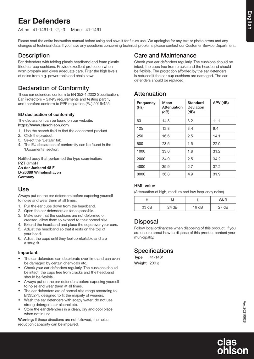 Clas Ohlson 41-1461 manual