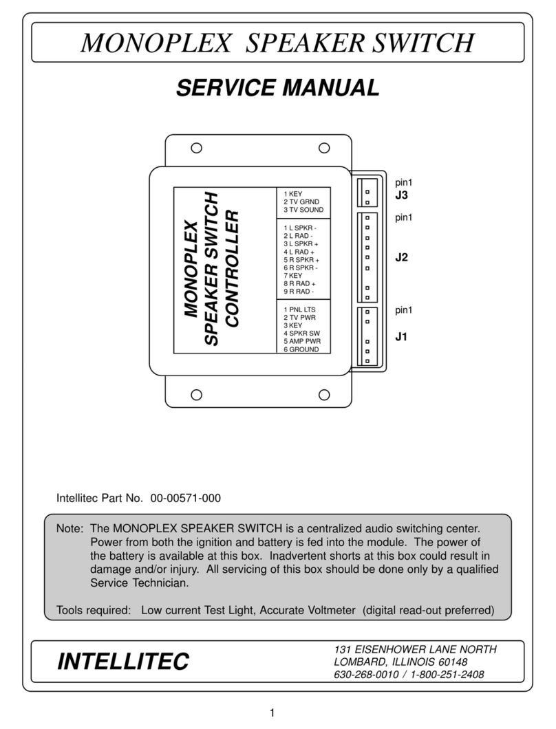 Intellitec 00-00571-000 Service manual