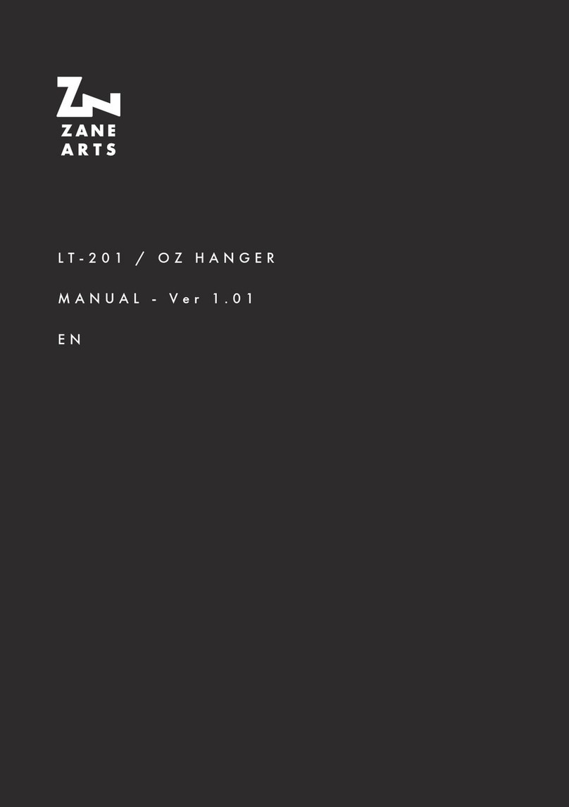 ZANE ARTS LT-201 manual