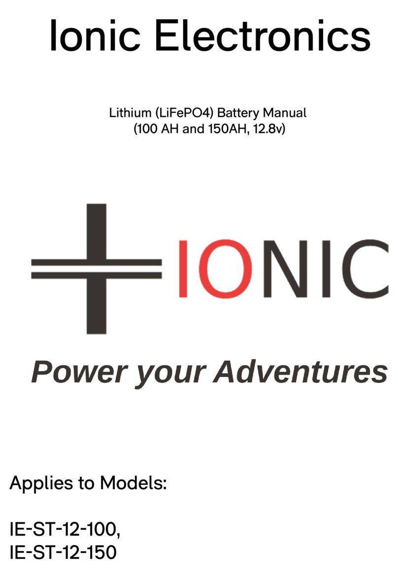 IONIC IE-ST-12-100 instruction manual