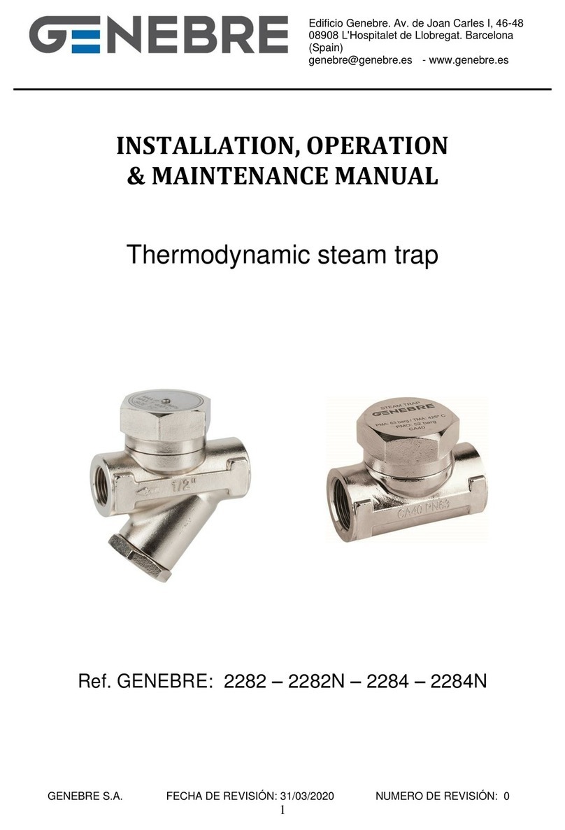 Genebre 2282 Installation, operation & maintenance manual