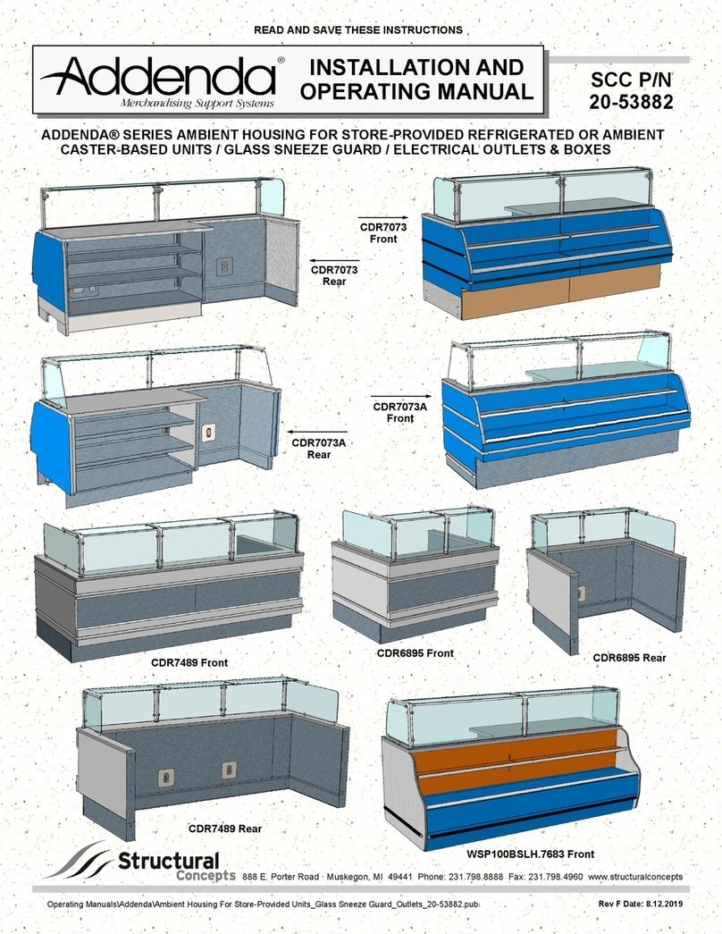 Structural Concepts Addenda 20-53882 User manual