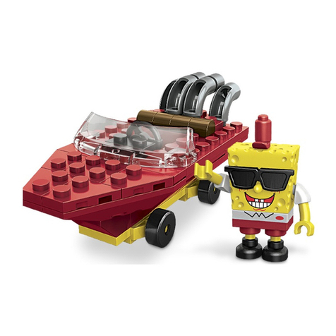 Mega Bloks Nickelodeon SpongeBob Racer manual