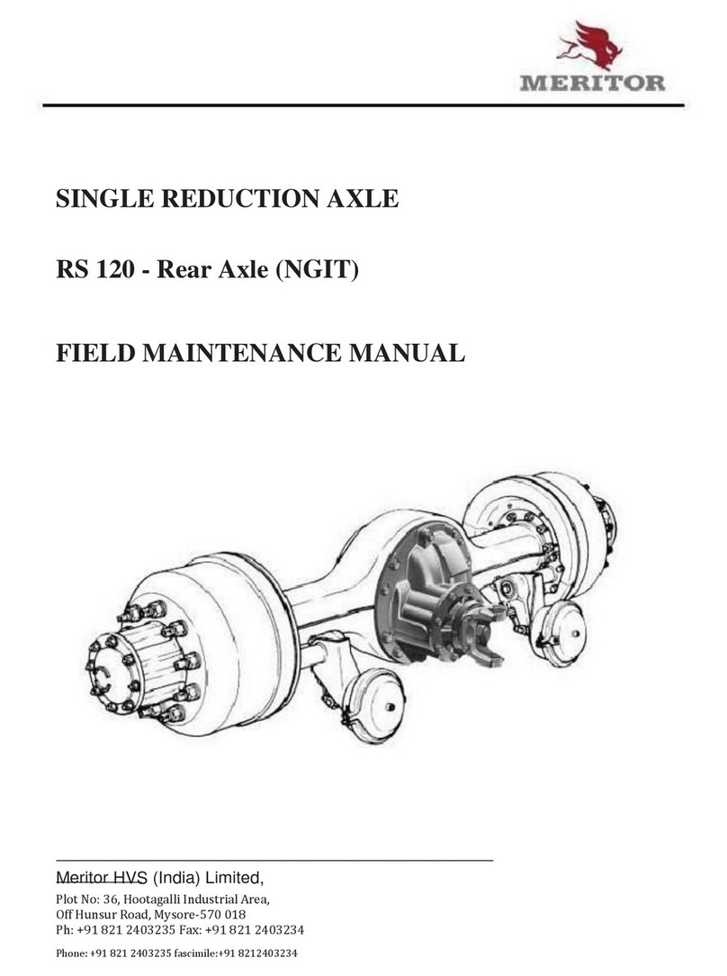 Meritor RS 120 Maintenance manual