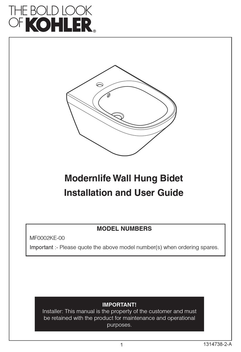 Kohler MF0002KE-00 User manual