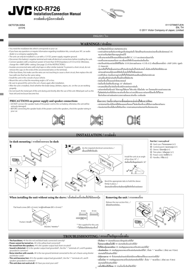 JVC KD-R726 Guide