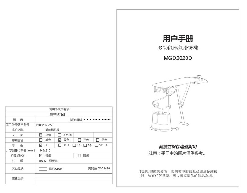 Midea MGD2020D owner's manual