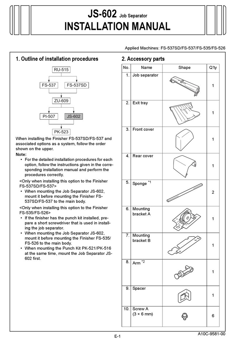 Develop JS-602 installation manual Develop JS-602 installation manual