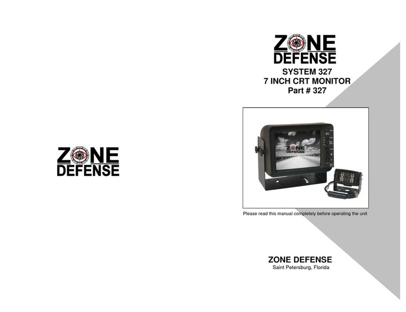 Zone defense 327 User manual