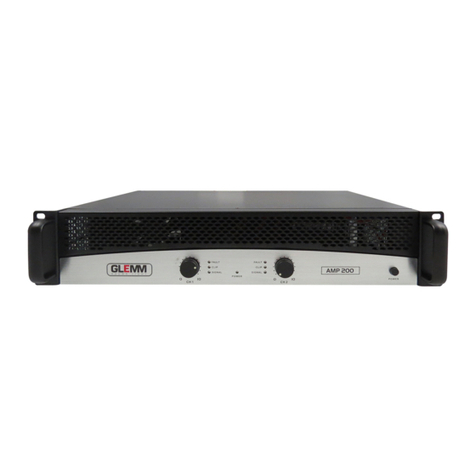 GLEMM AMP 200 User manual