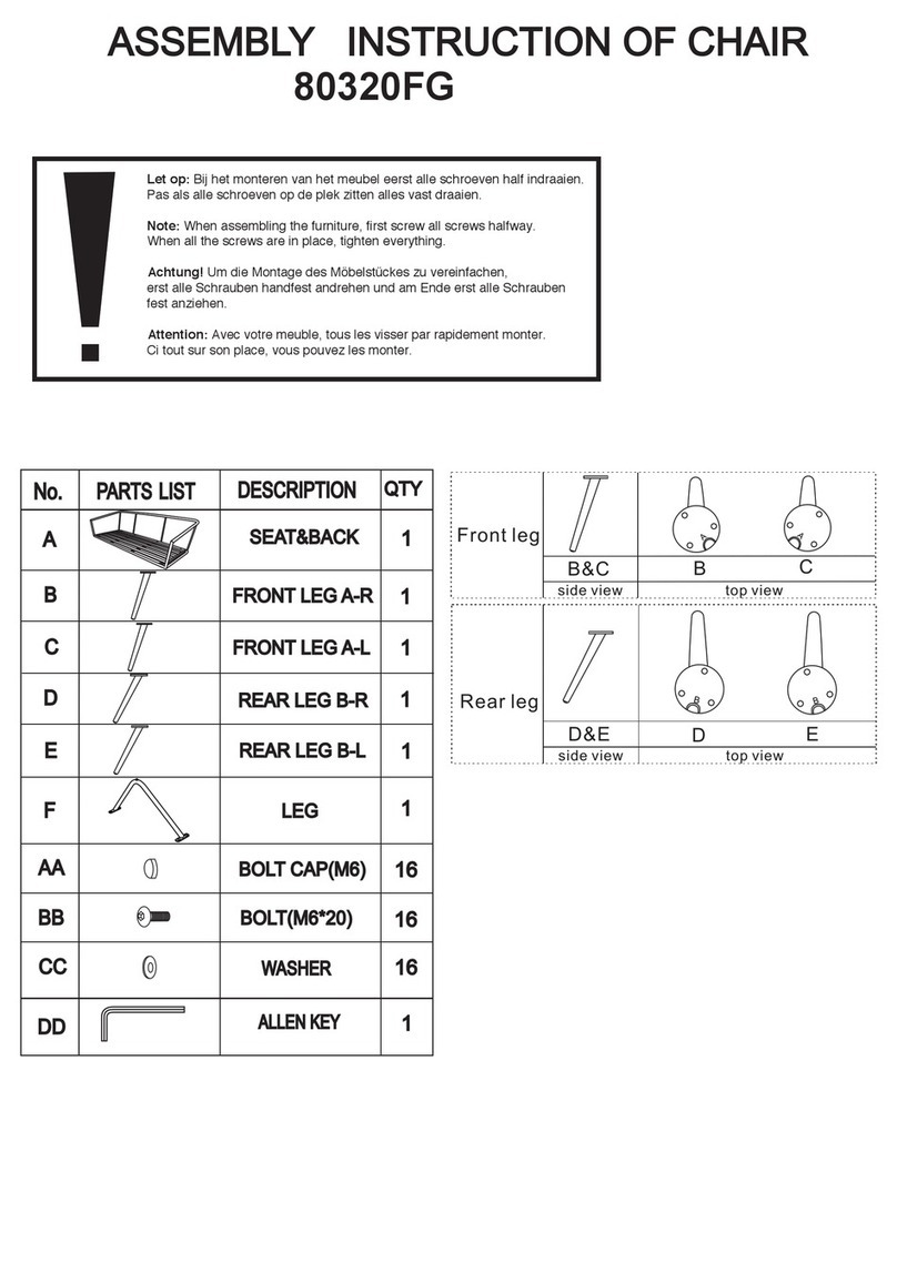 Lehner Versand Canberra 80320FG Assembly instruction Lehner Versand Canberra 80320FG Assembly instruction