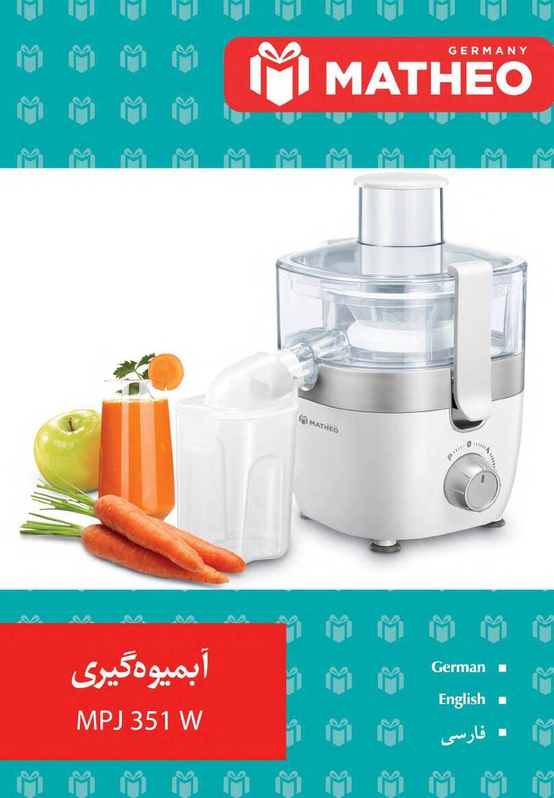 Matheo MPJ 351 User manual