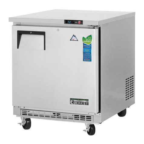 EVEREST REFRIGERATION ETBR1 owner's manual EVEREST REFRIGERATION ETBR1 owner's manual