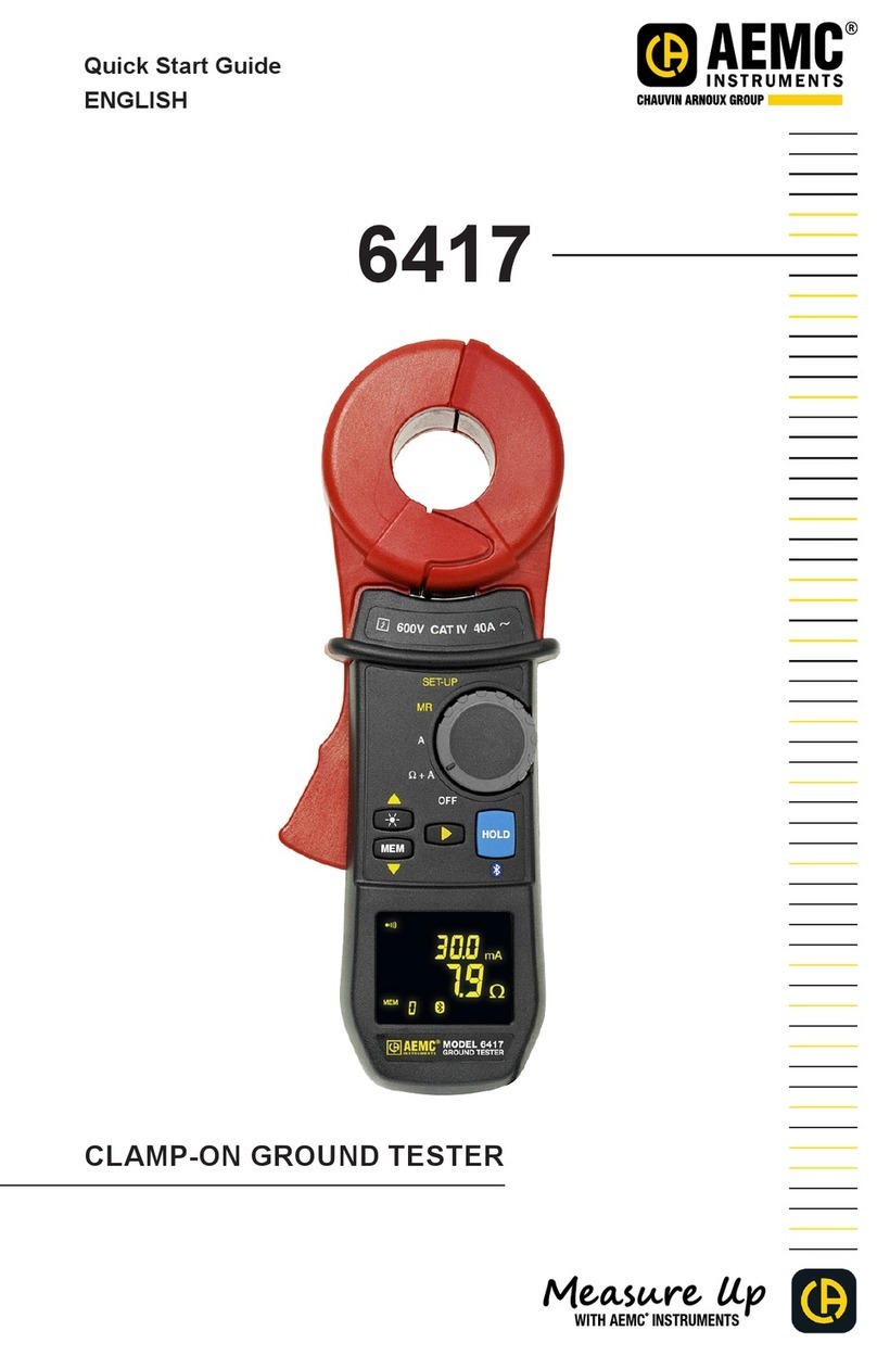 Chauvin Arnoux AEMC 6417 quick start guide
