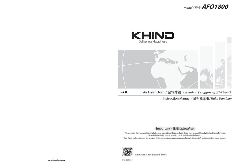 KHIND AFO1800 User manual