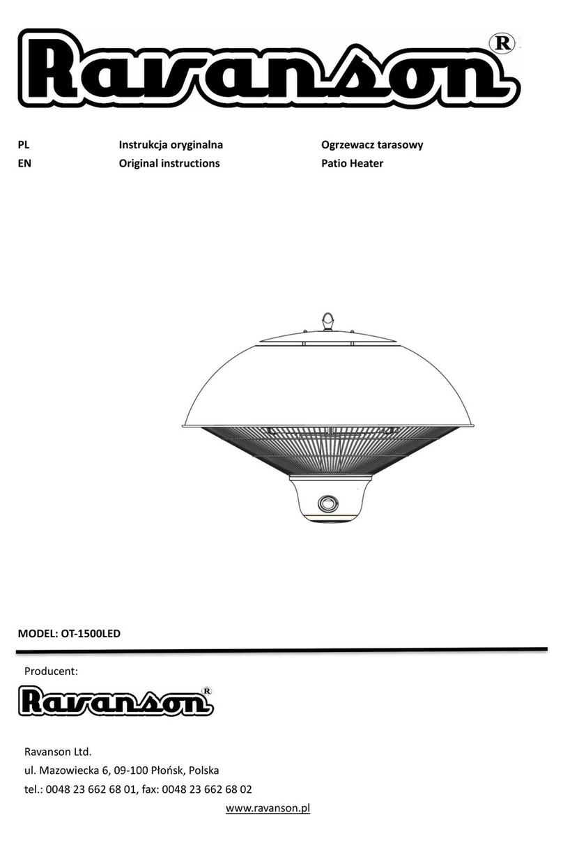 Ravanson OT-1500LED Original instructions