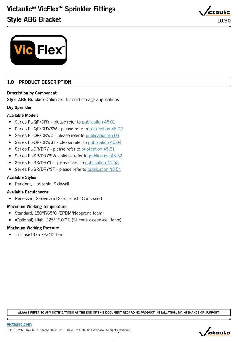 Victaulic VicFlex Style AB6 User manual