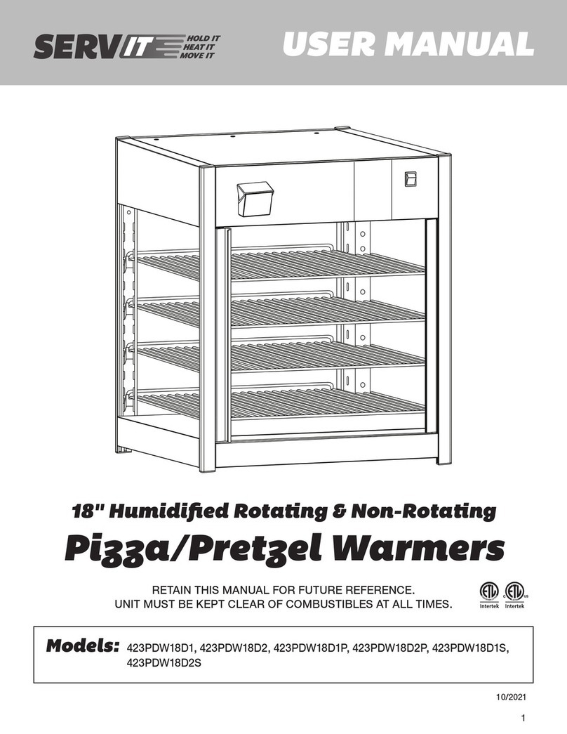 SERVIT 423PDW18D1 user manual