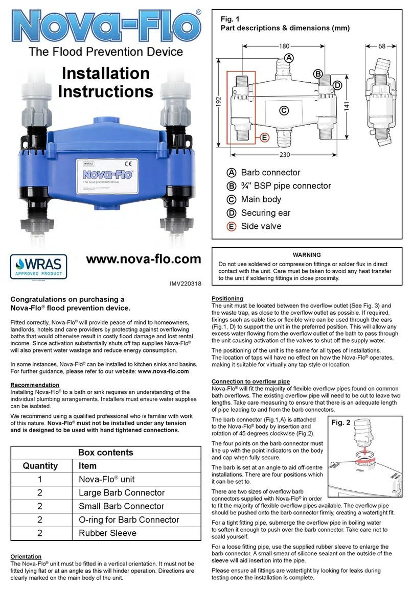 About Time Nova-Flo installation instructions