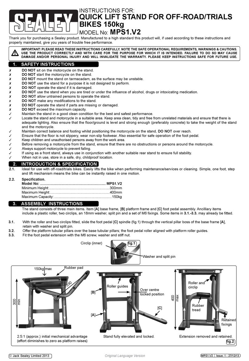 Sealey MPS1.V2 instructions