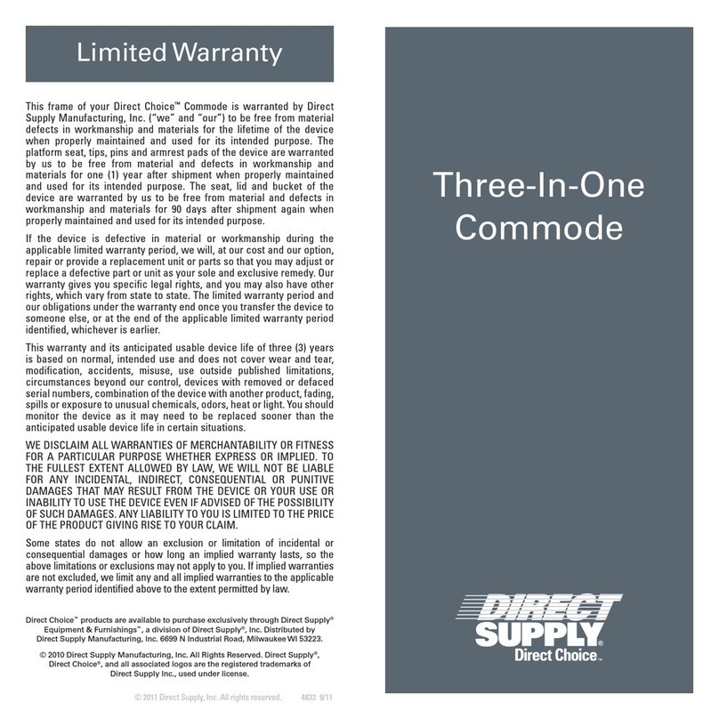 Direct Supply Direct Choice Assembly instructions