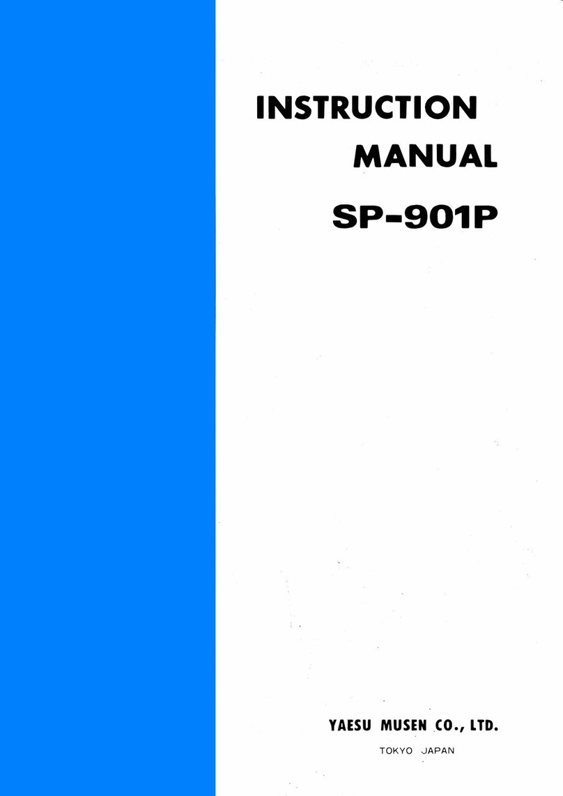 Yaesu SP-901P User manual