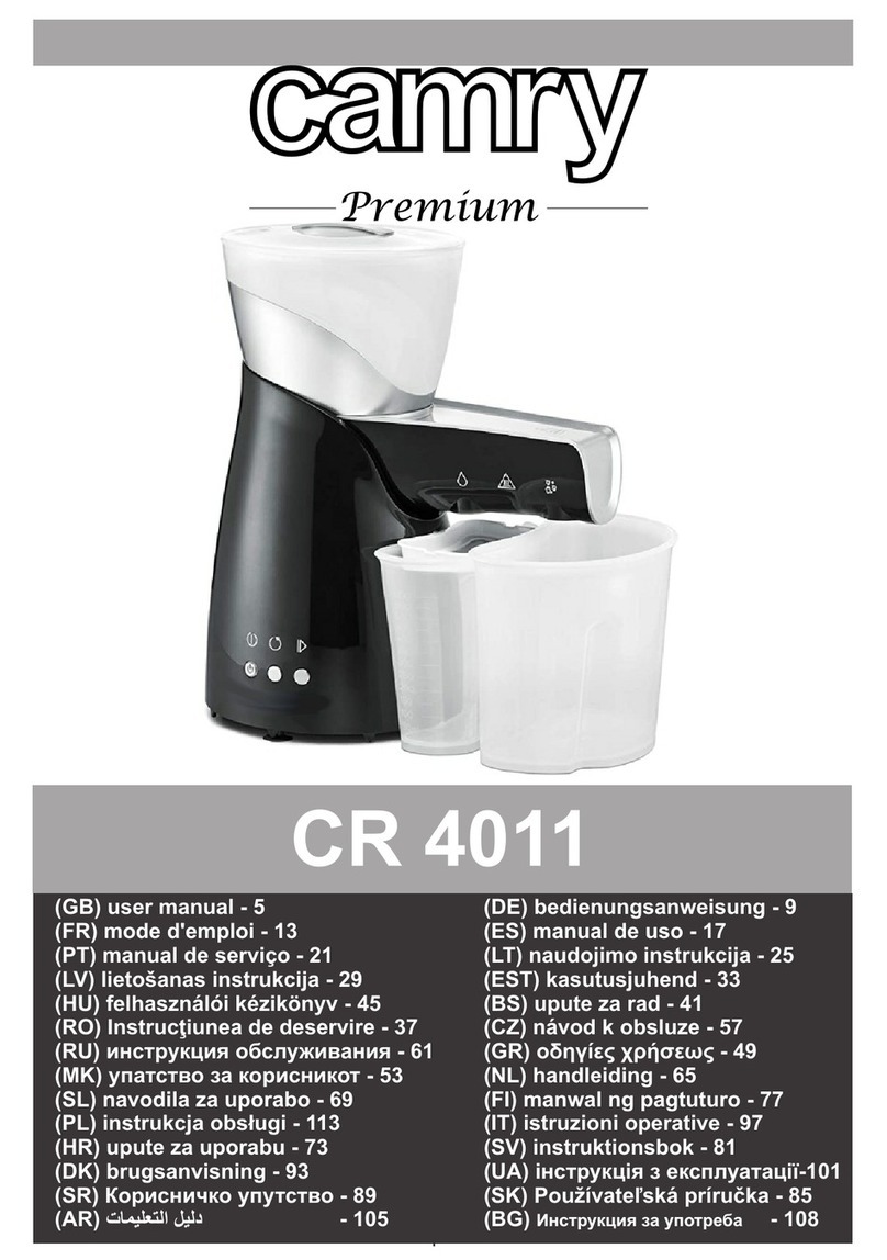 camry CR 4011 User manual