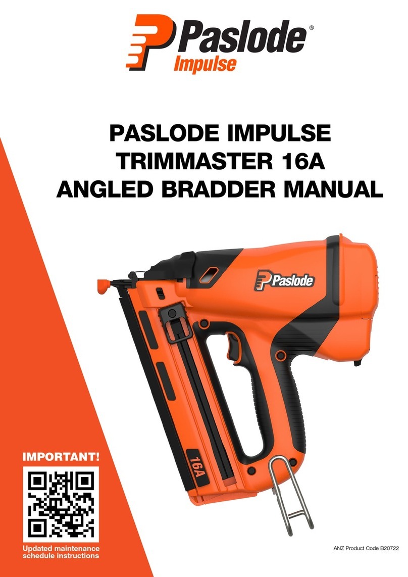 Paslode IMPULSE B20722 User manual