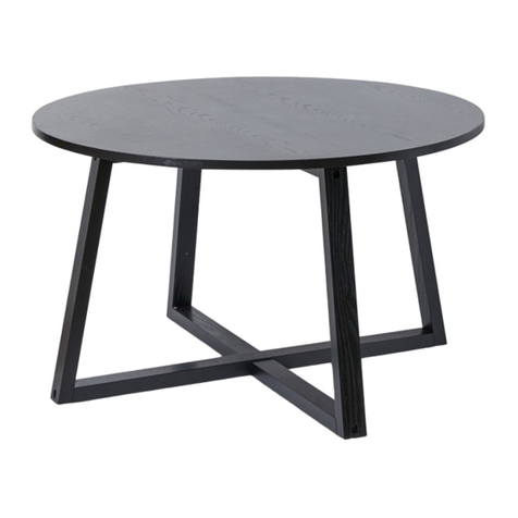 Mocka Zander Round Coffee Table User manual Mocka Zander Round Coffee Table User manual