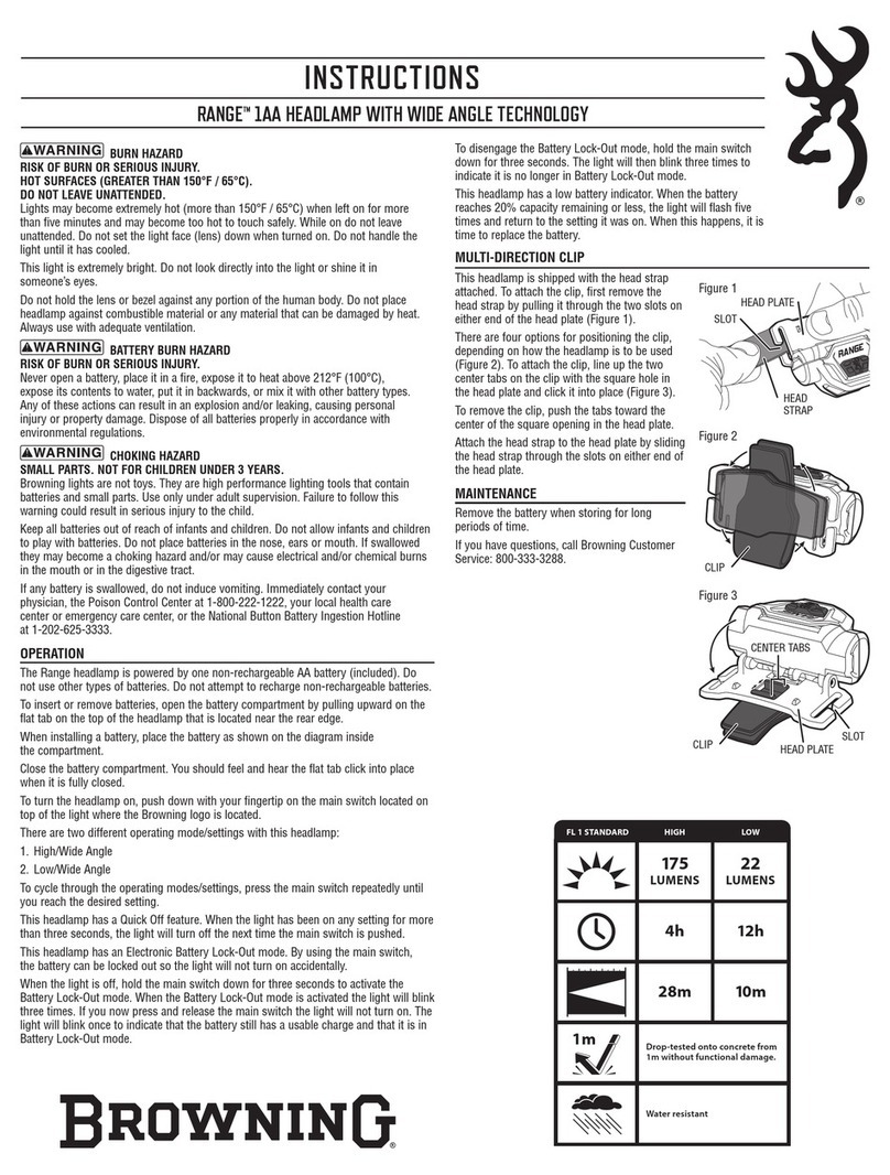 Browning RANGE 1AA instructions