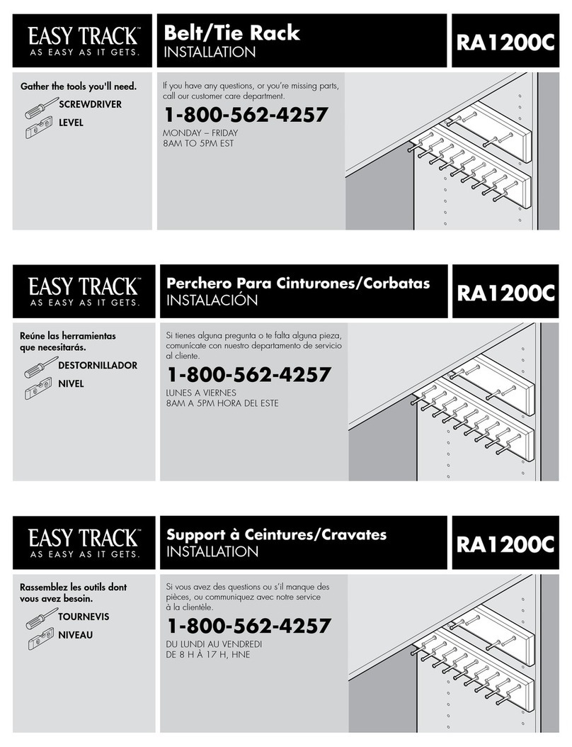 Easy Track RA1200C Installation Easy Track RA1200C Installation