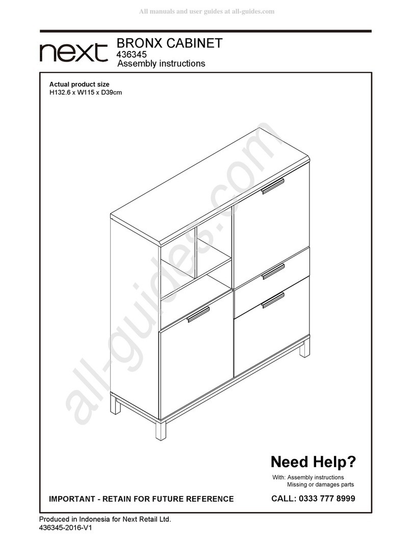 Next BRONX 436345 User manual Next BRONX 436345 User manual